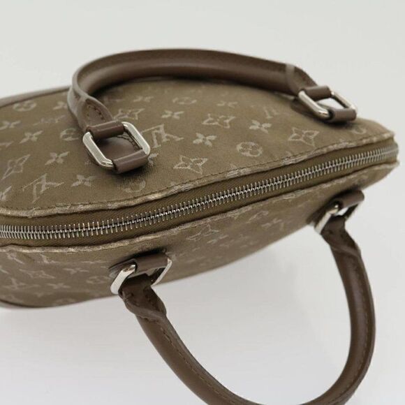 LOUIS VUITTON Monogram Satin Little Alma Hand Bag Gray - Picture 6 of 15
